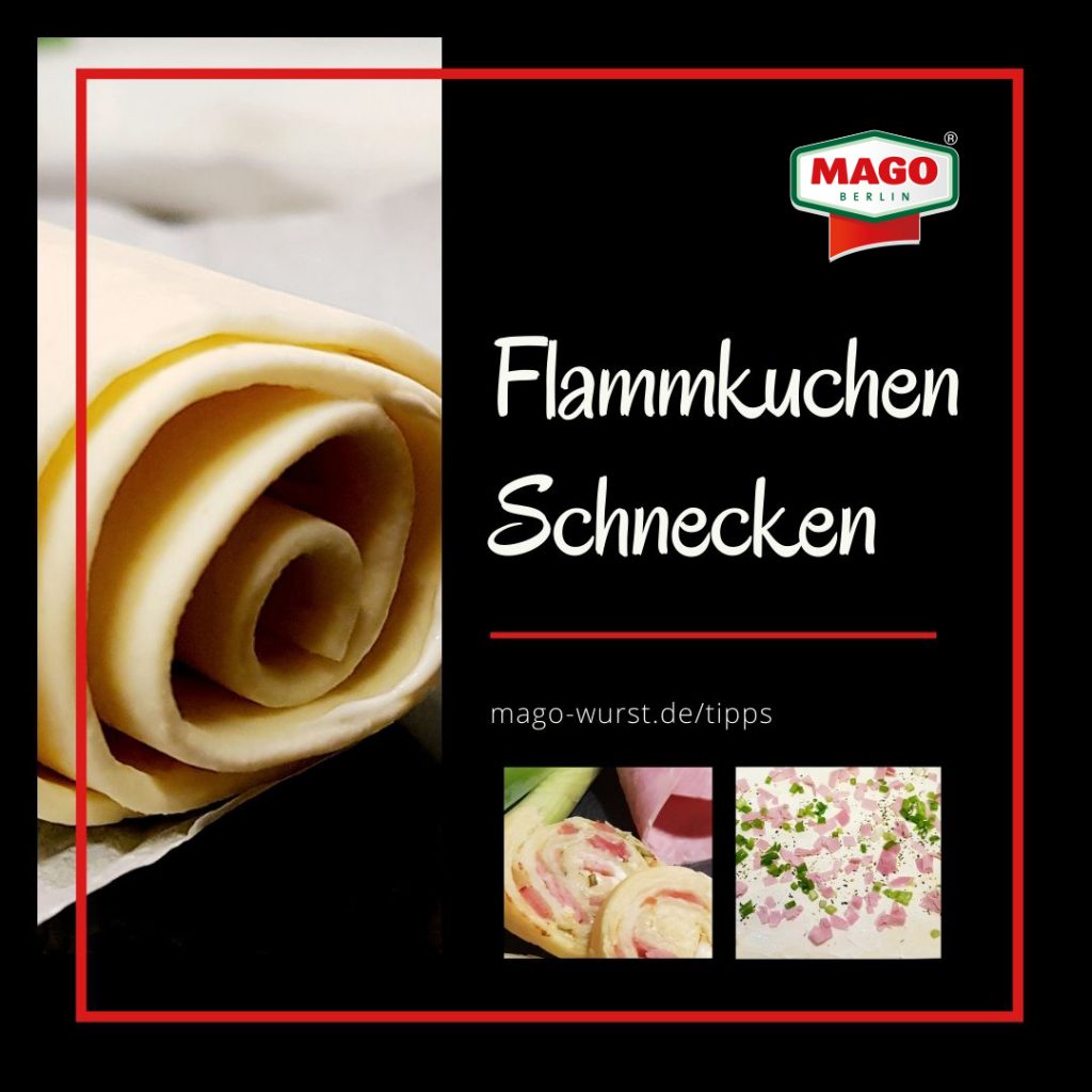 Flammkuchen Schnecken