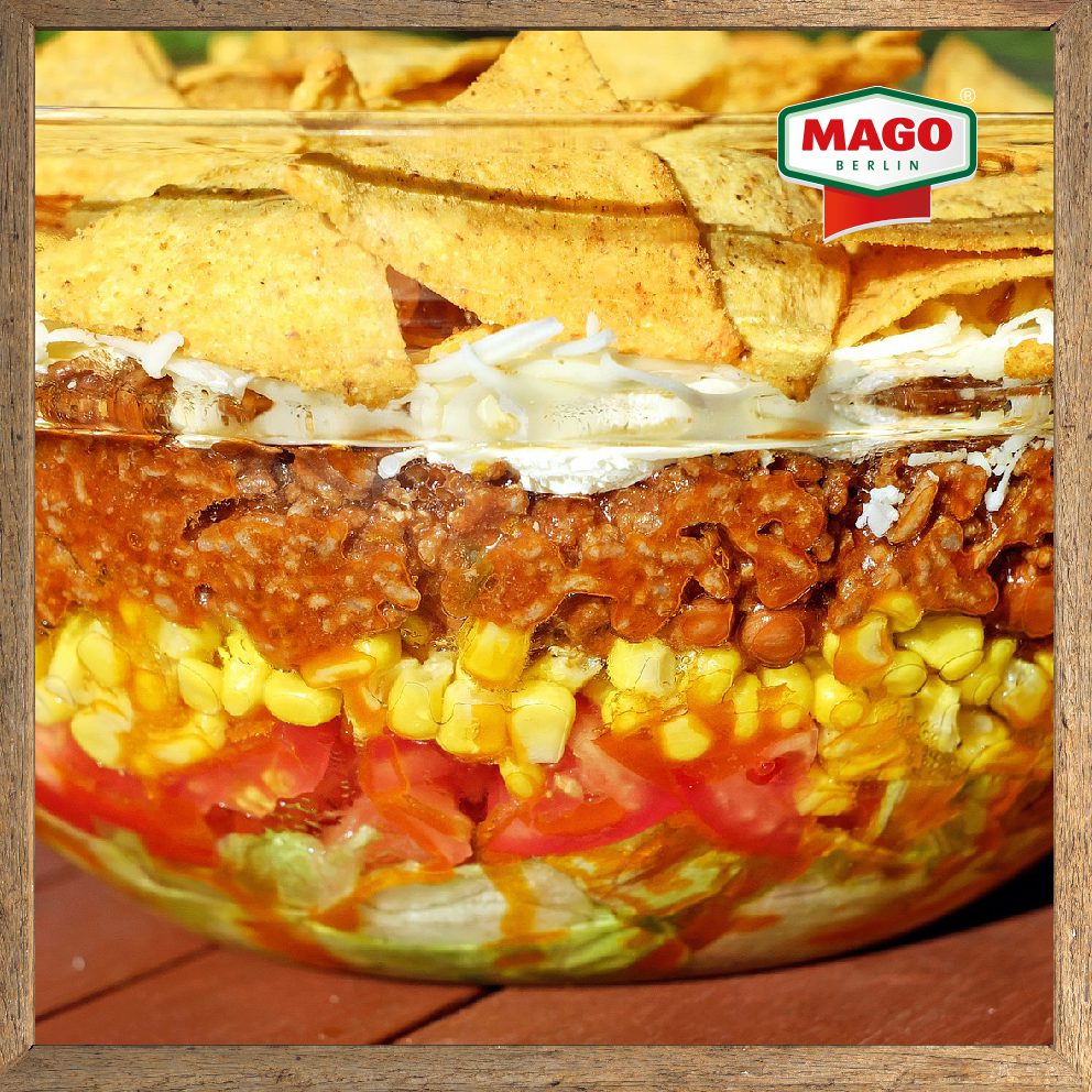 Mexikanischer Schichtsalat