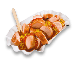 Currywurst im Darm